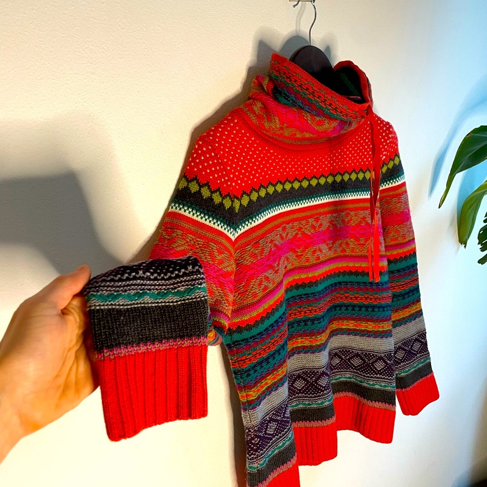 Neve merino wool women’s ski sweater